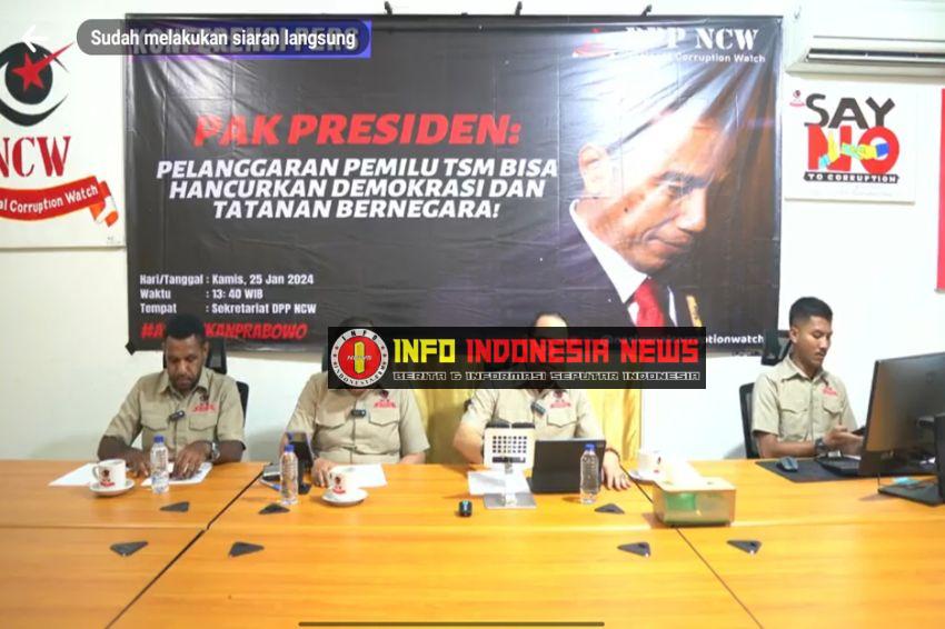 Jokowi Sampaikan Presiden-Menteri Boleh Kampanye, NCW: Rawan Disalahgunakan